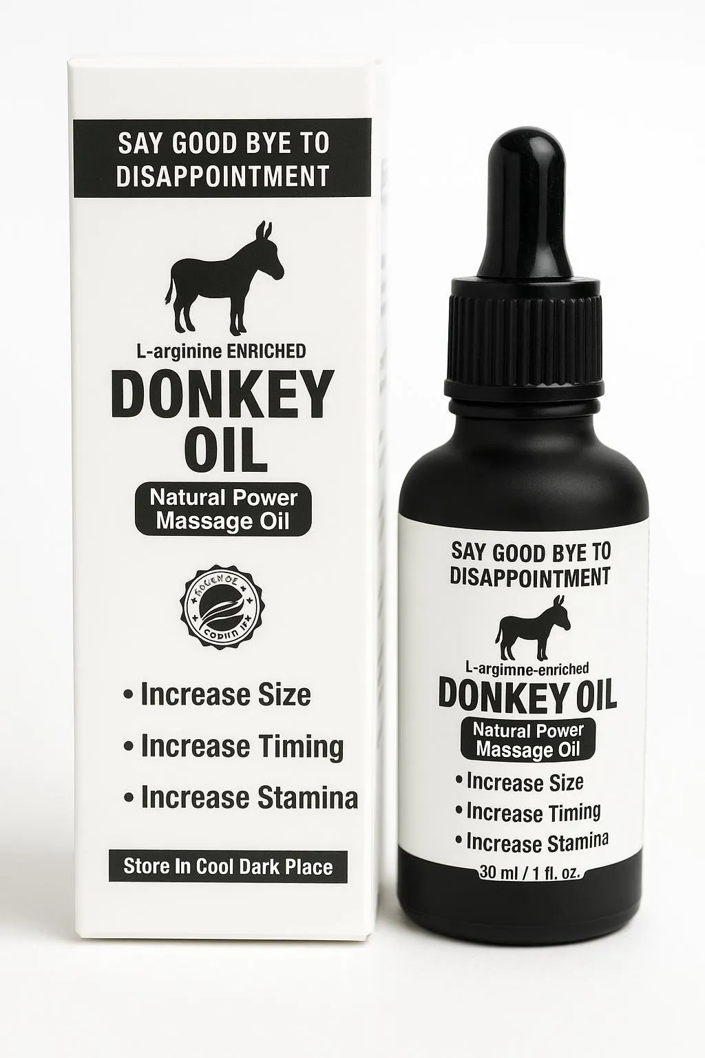 Donkey Oil 30ml,Timing&Stamina Enhancement 