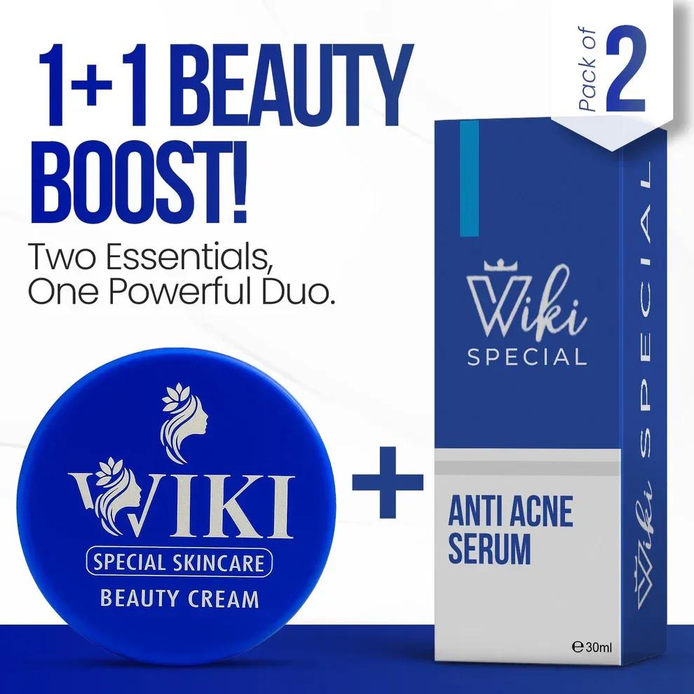 Revitalize Your Skin: 2 in 1 Skincare Bundle - Face Cream & Serum 