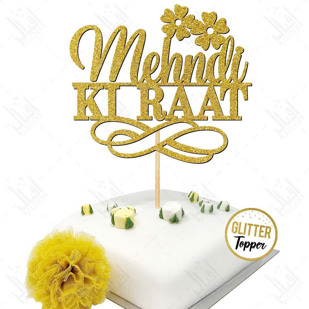 Mehndi ki Raat Cake Topper