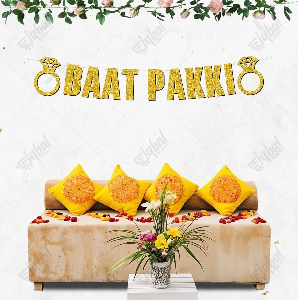 Baat Pakki Banner for Wedding Celebration