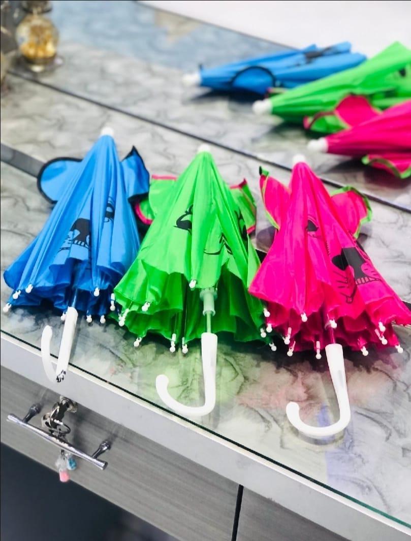Kids 1 Pc Polyester Umbrella - Durable and Portable Design