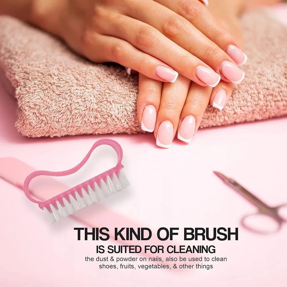 Durable Multicolor Nail Brush - Easy Application, 1 Piece