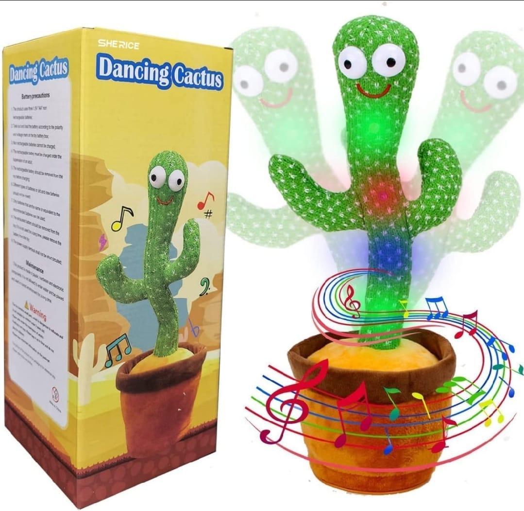 Electric Drive Dancing Cactus Toy for Boys & Girls - 1 Pc Plush Fun