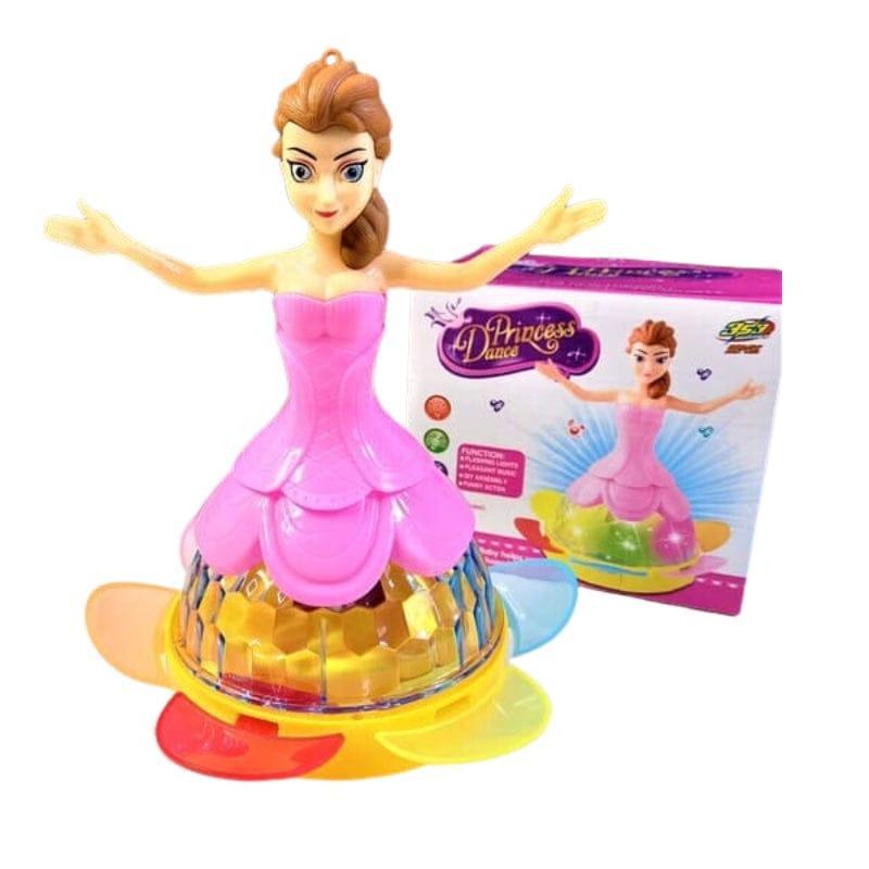 Electric Drive Doll Set for Girls - 1 Pc Pink Multicolor Plastic Toy