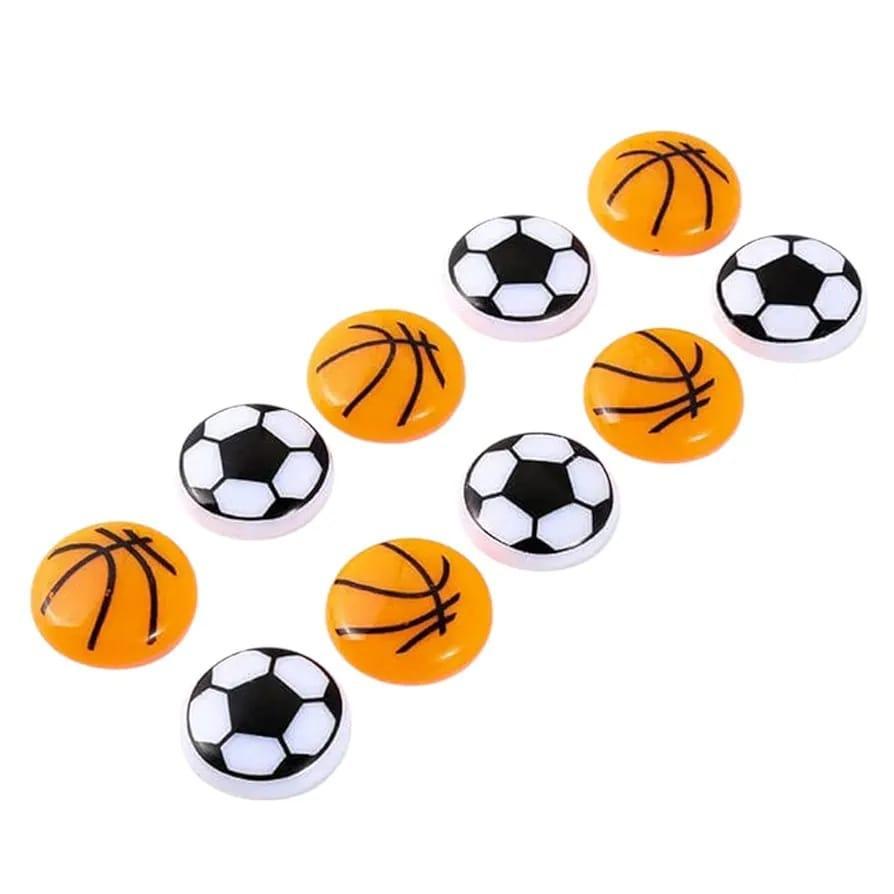 Colorful Plastic Magnets - 10 Pcs