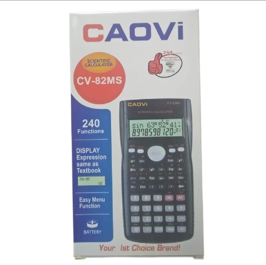 Black Scientific Calculator with 240 Functions - 1 Pc