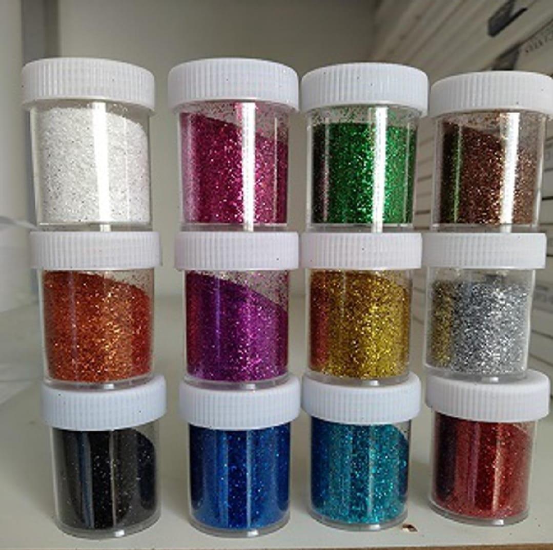 Craftsmanship Glitter ABS Plastic 12 Pcs