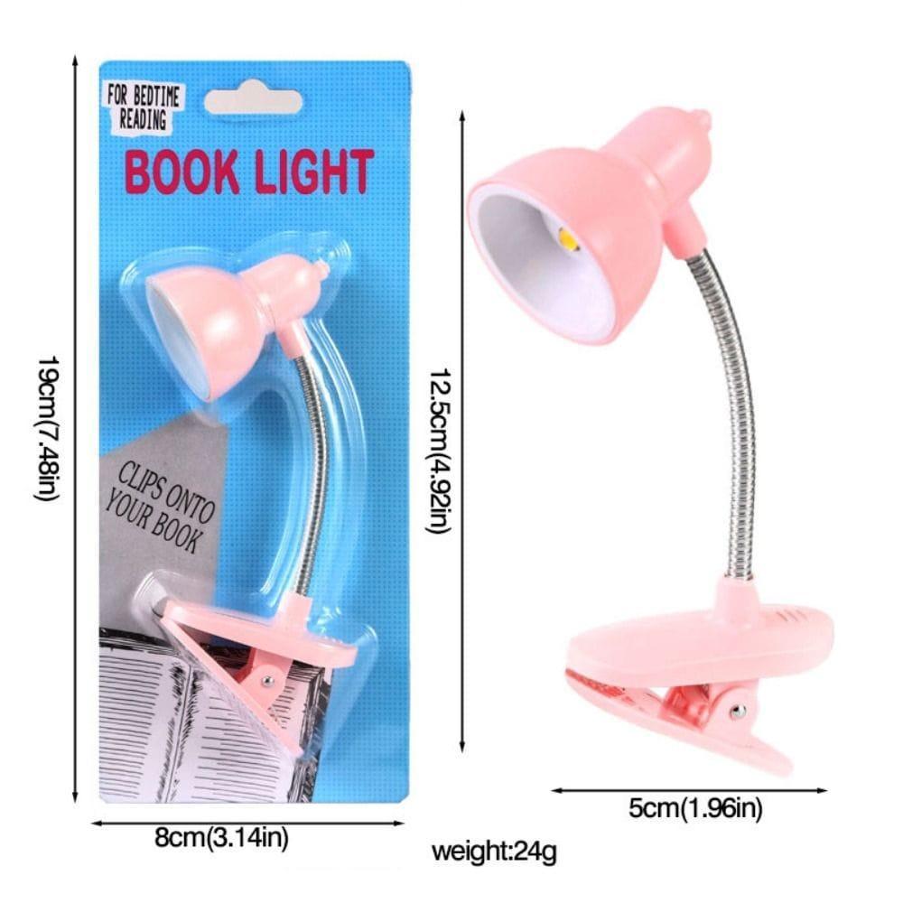 Rechargeable LED Table Lamp - Pink Book Light