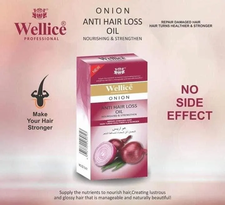  Wellice Onion Anti Hair Loss Hair Oil 150ml