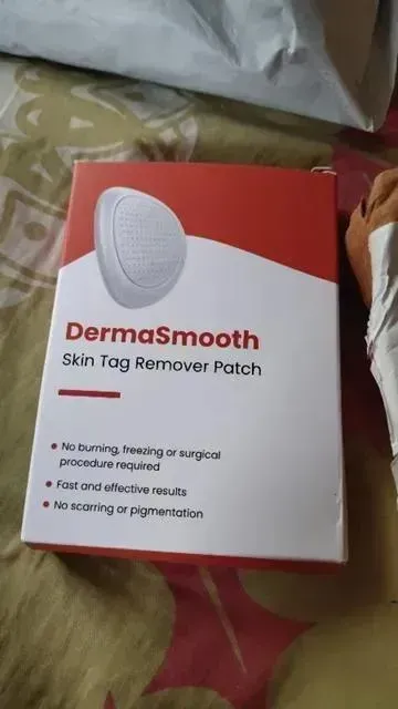 DermaSmooth Skin Tag Remover Patch 72 Pcs Cotton Red
