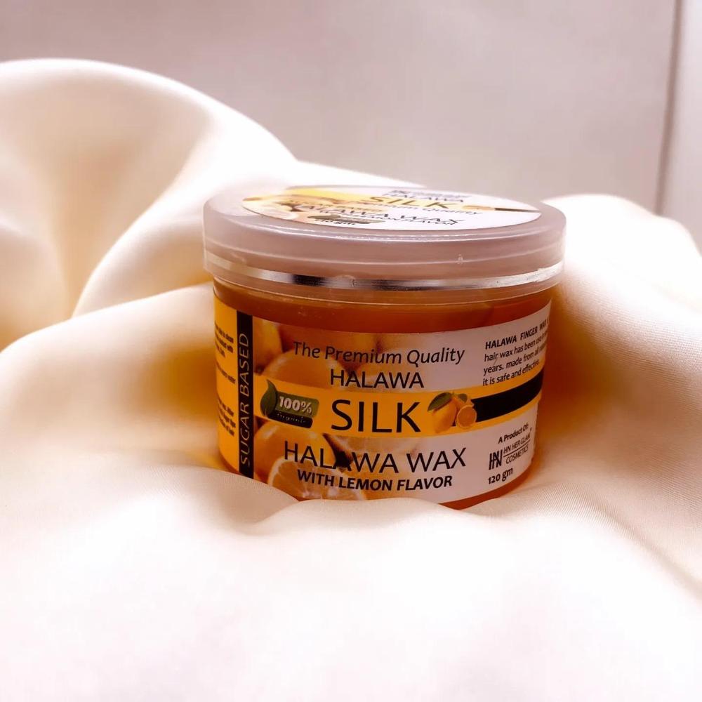 Halawa Silk Finger Wax With Milk Flavor - 120gm