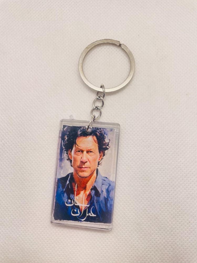 Imran Khan Double Sided Photo Keychain