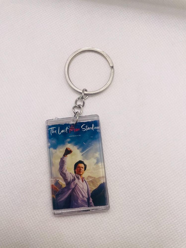 Imran Khan Double Sided Photo Keychain