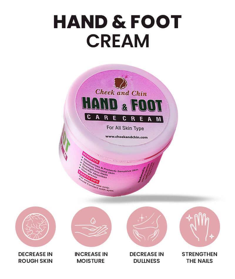 Hydrating Hand & Foot Cream - Smooth Nourishing Formula for All Skin Types (1 Pcs)