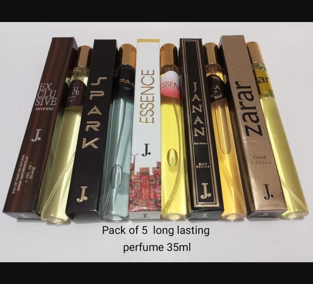 5 Pcs Unisex Long Lasting Perfume Set 35ml