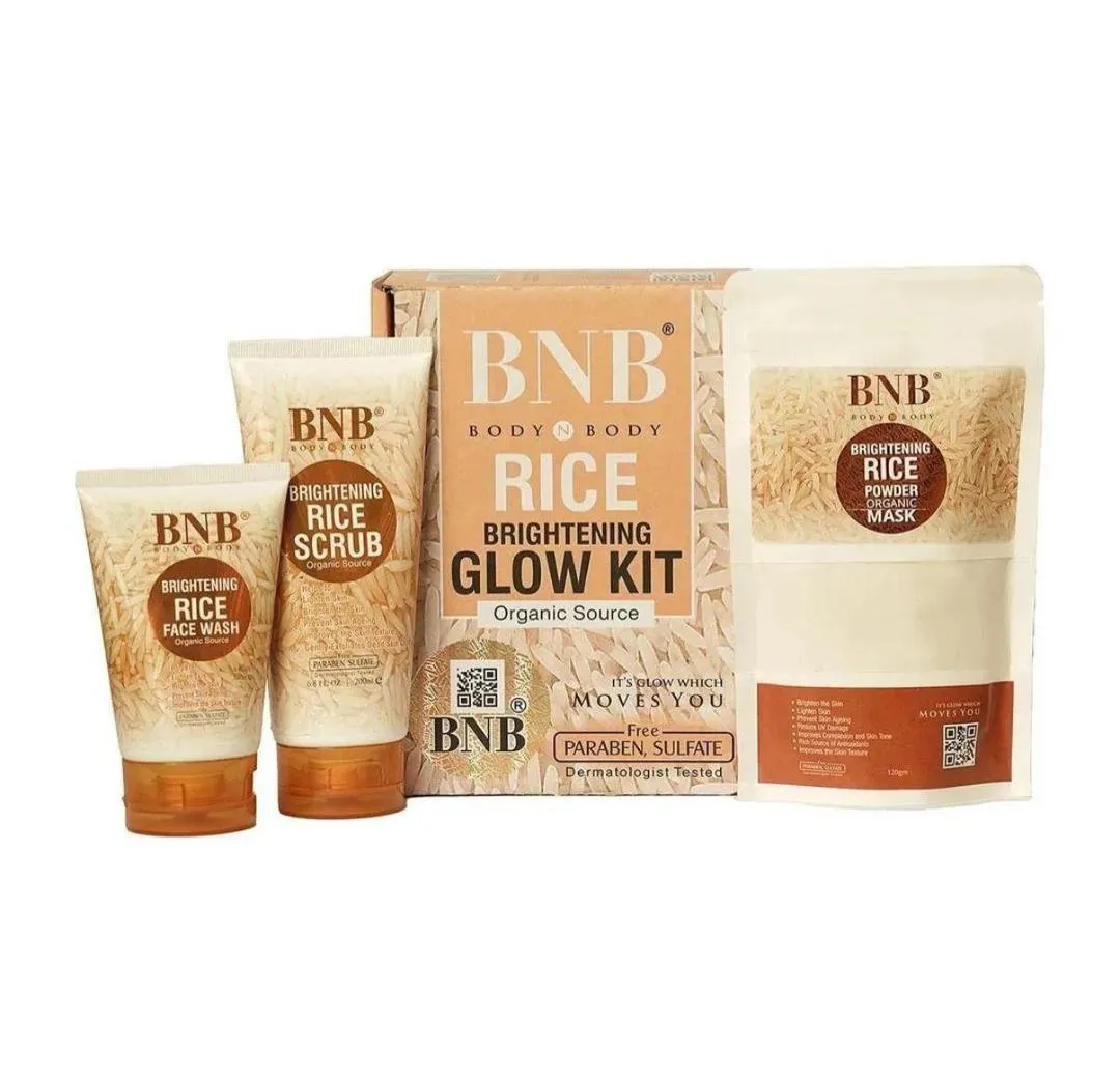 BNB Rice Glow Kit + Havelyn Hair Food Combo