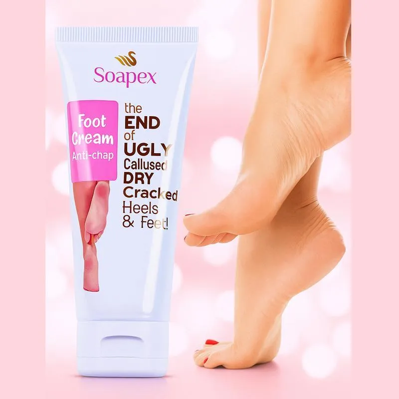 Soapex Foot Cream for Dry & Cracked Feet and Heels