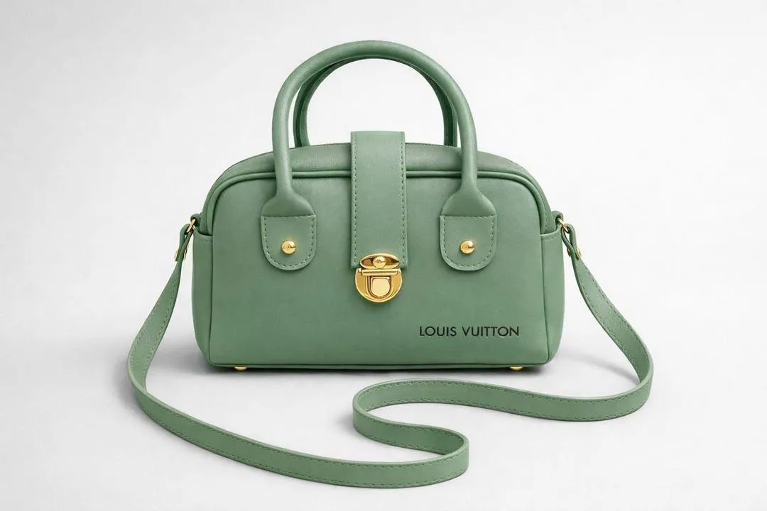 Stylish Women's Multicolor Leather Shoulder Bag - 1 Pc