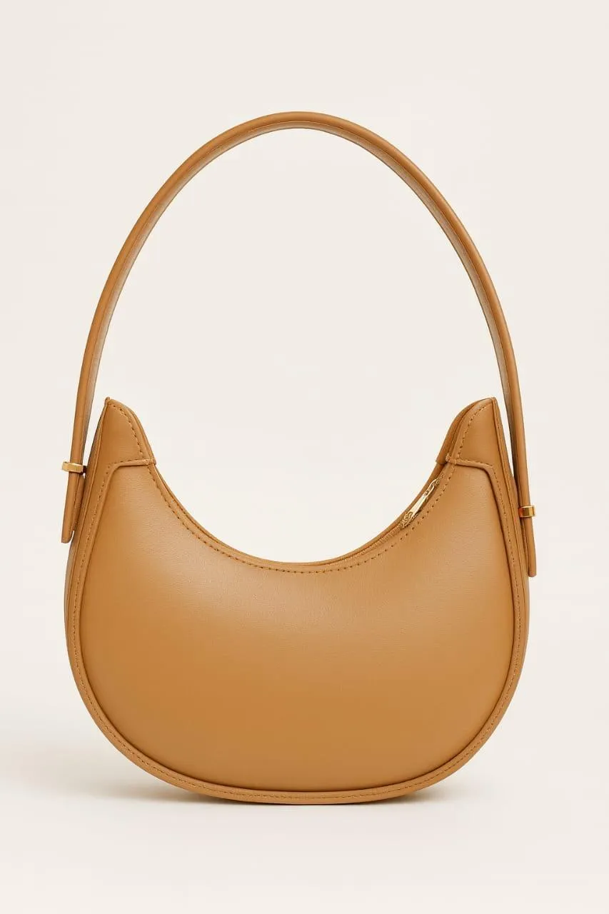 Stylish Women's Leather Shoulder Bag - Multicolor - 1 Pc