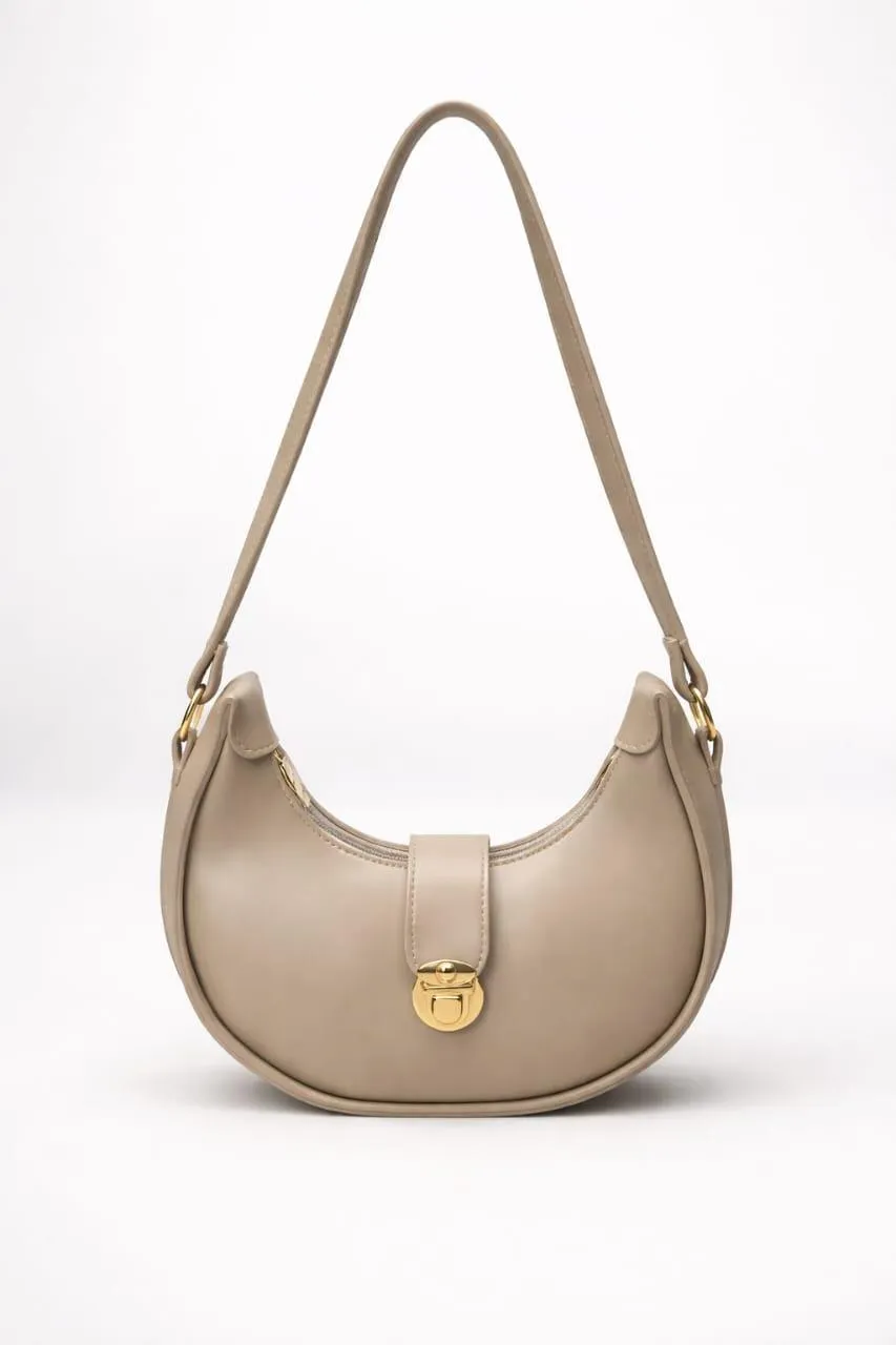 Chic Multicolor Leather Shoulder Bag for Girls - 1 Pc