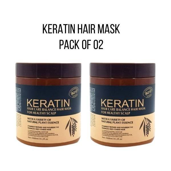 Keratin Hair Mask Treatment, 500ml - Pack Of 2