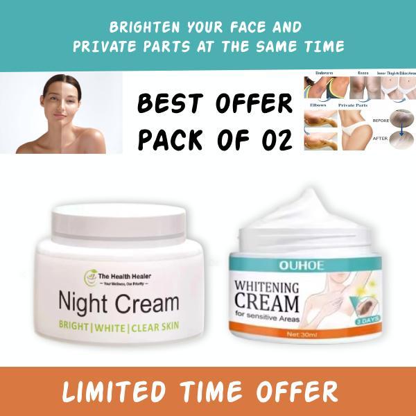 Acne Scar Removal & Anti-Aging Night Cream - Pack Of 2