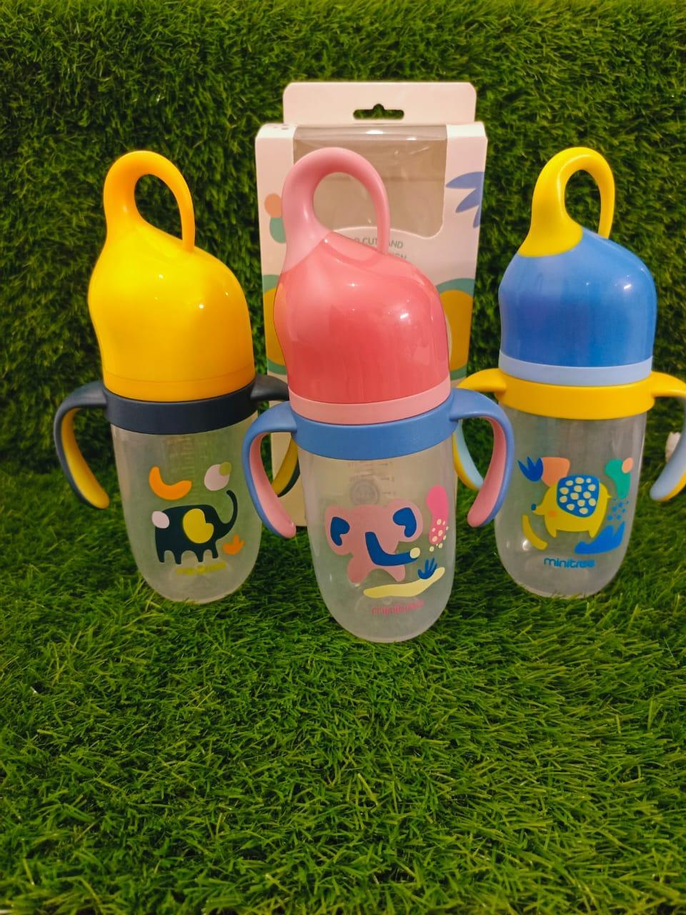 Baby's Elephant Shaped BPA-Free  Plastic Feeder , 300 Ml