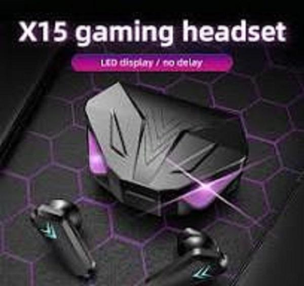 Black Wireless Earbuds with Long-Lasting Battery - Model 15 - 1 Pc