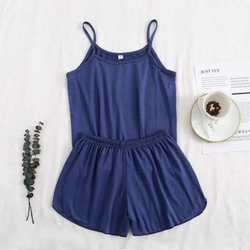 Comfortable Cotton Jersey Cami Set - 2 Pcs