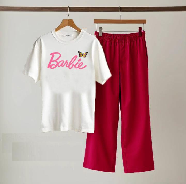 2 Pcs Women's Stitched Printed Night Suit