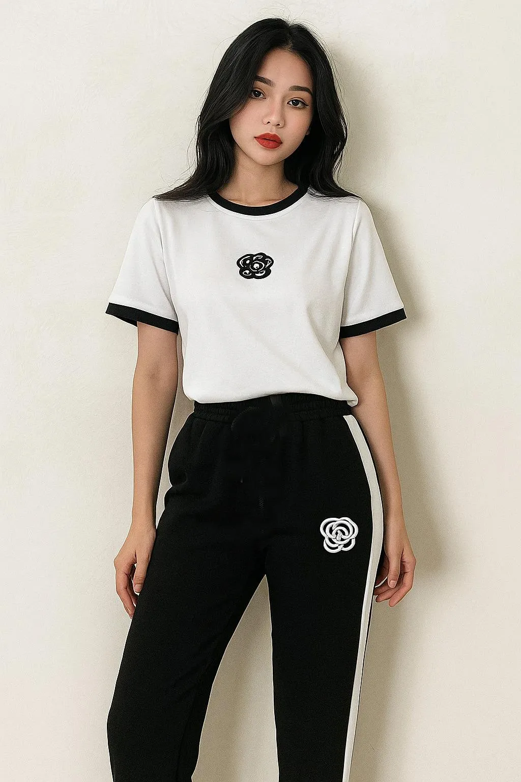 2 Pcs Women's Stitched Cotton Jersey Printed Night Suit