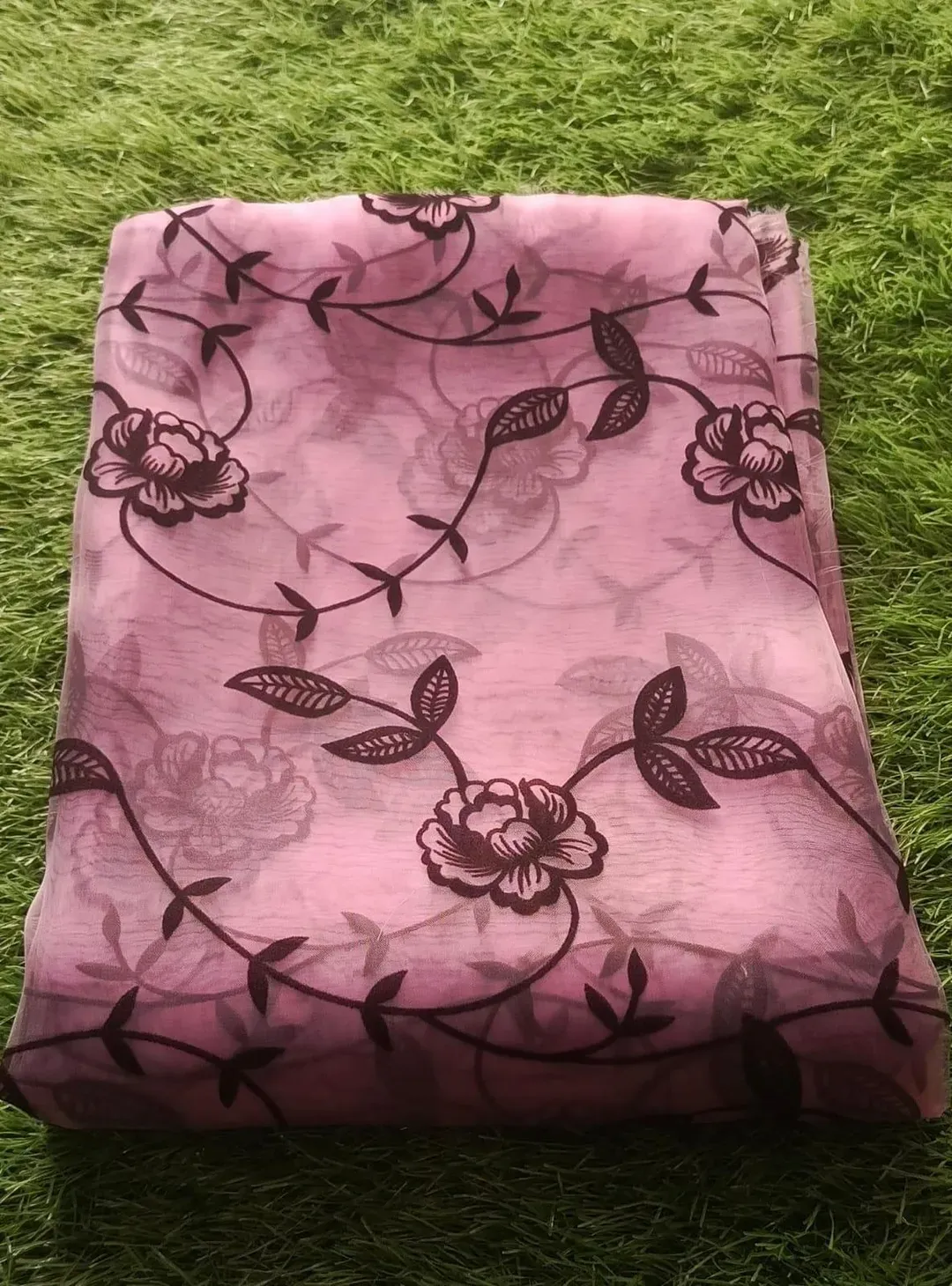 1 Pc Women's Unstitched 3-D Block Printed Shirt