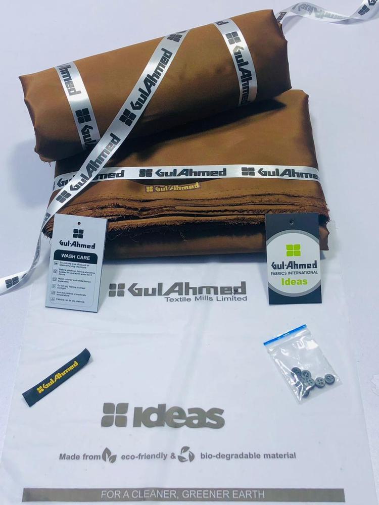 Men's Unstitched Cotton Sotton Plain Suit