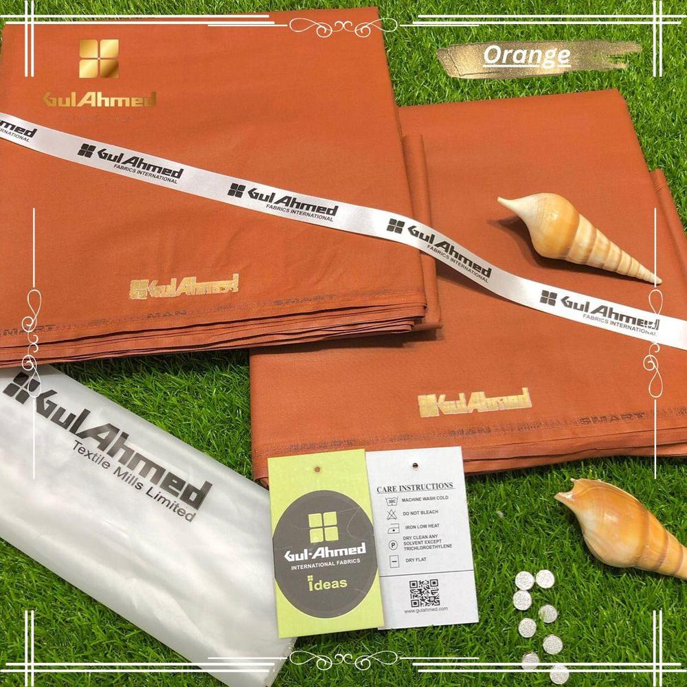 Men’s Unstitched Cotton Plain Suit