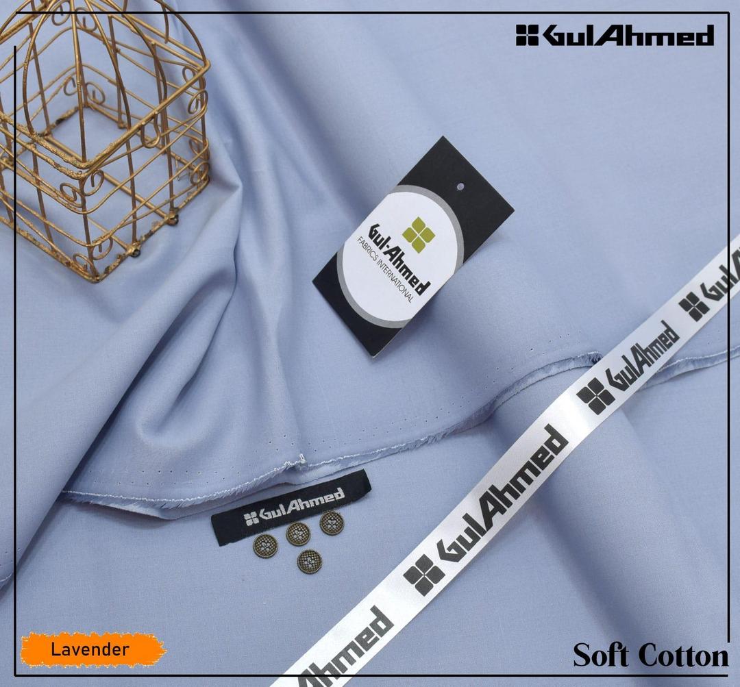 Men’s Unstitched Soft Cotton Plain Suit