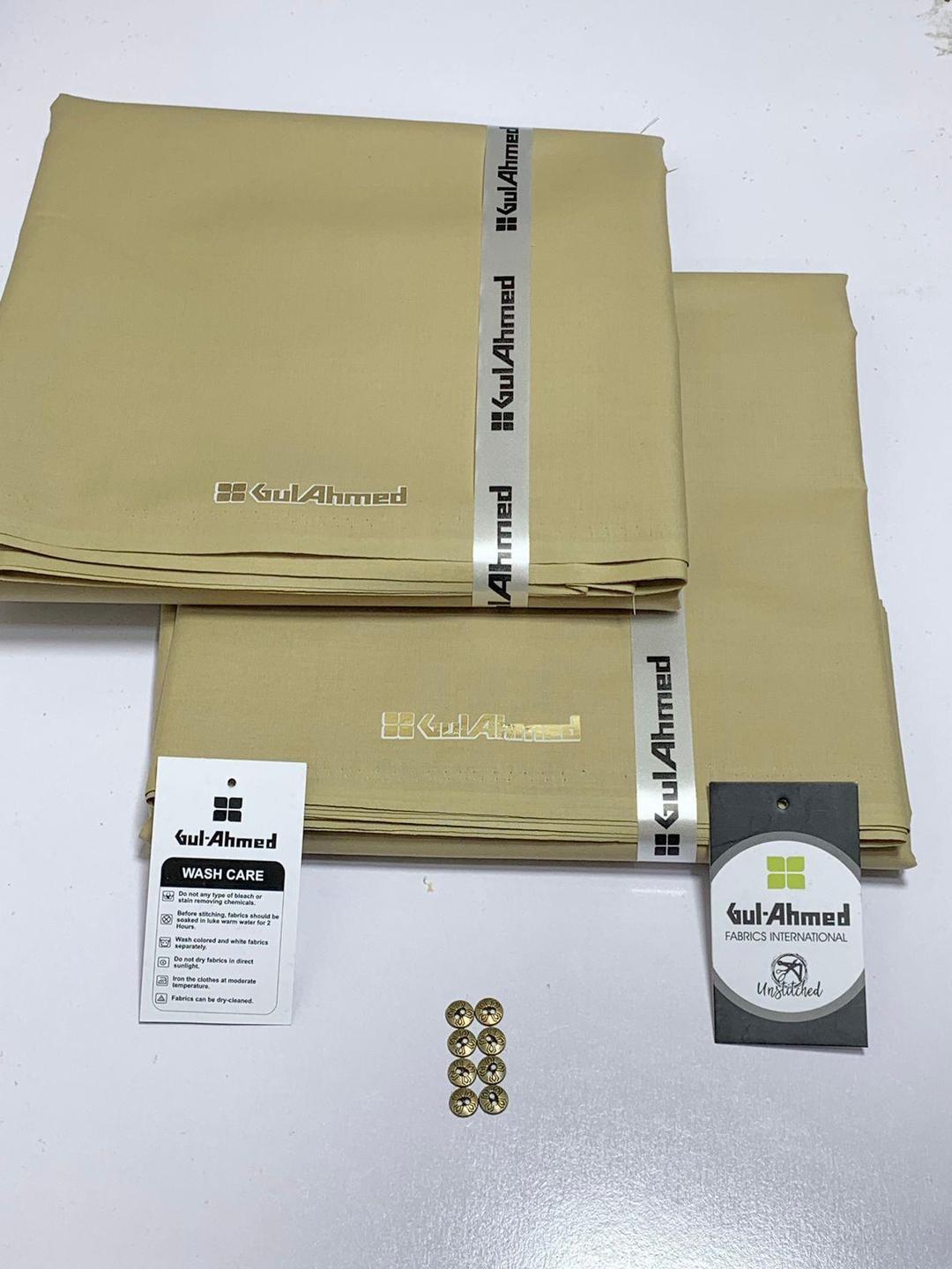 Men’s Unstitched Khaddar Plain Suit