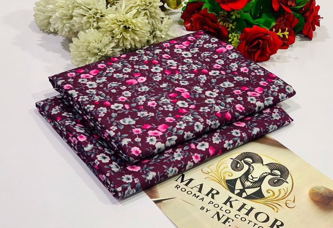 2 Pcs Women's Unstitched Printed Suit