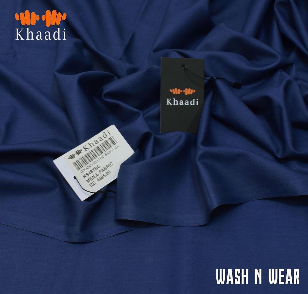 Men’s Unstitched Wash And Wear Plain Suit