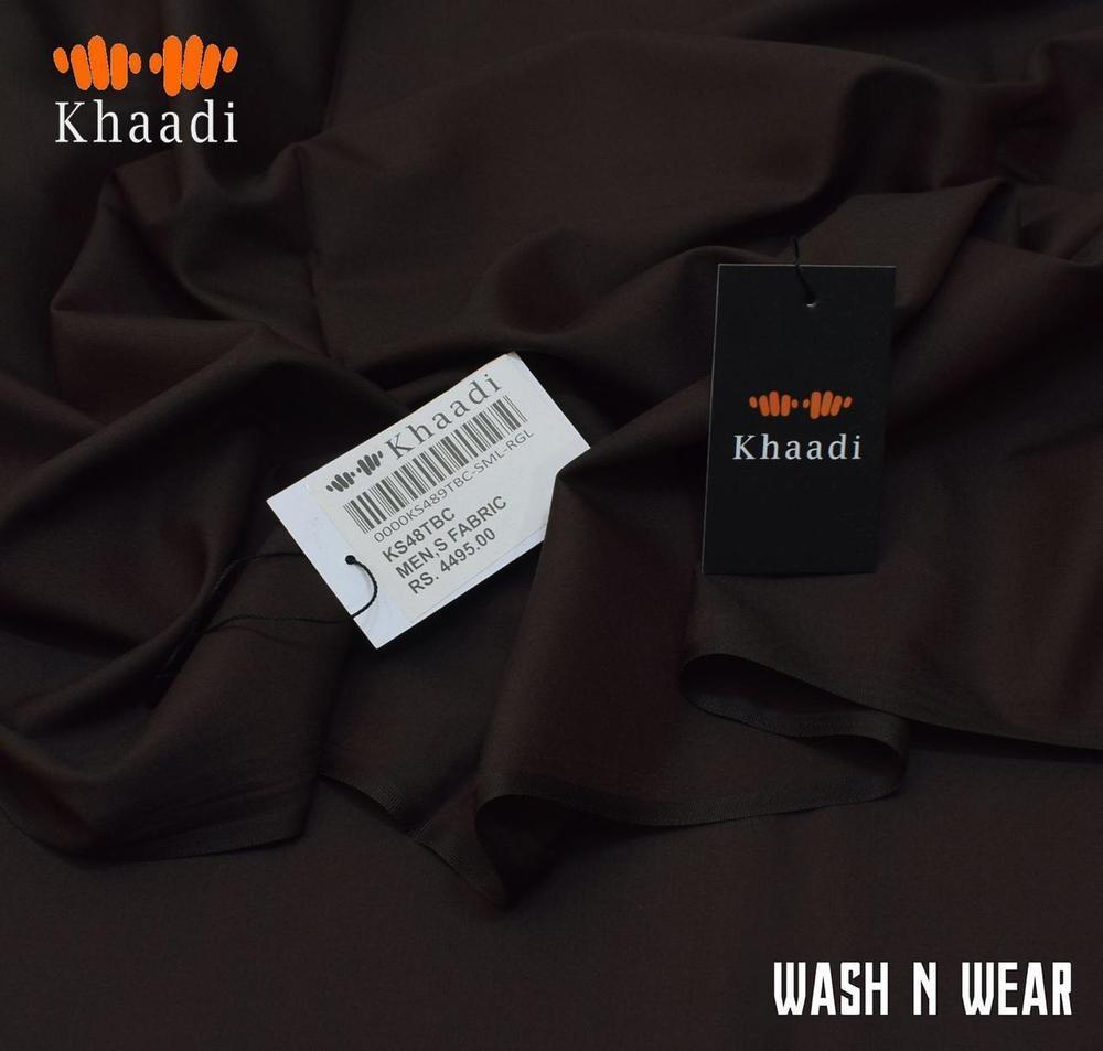 Men’s Unstitched Wash And Wear Plain Suit