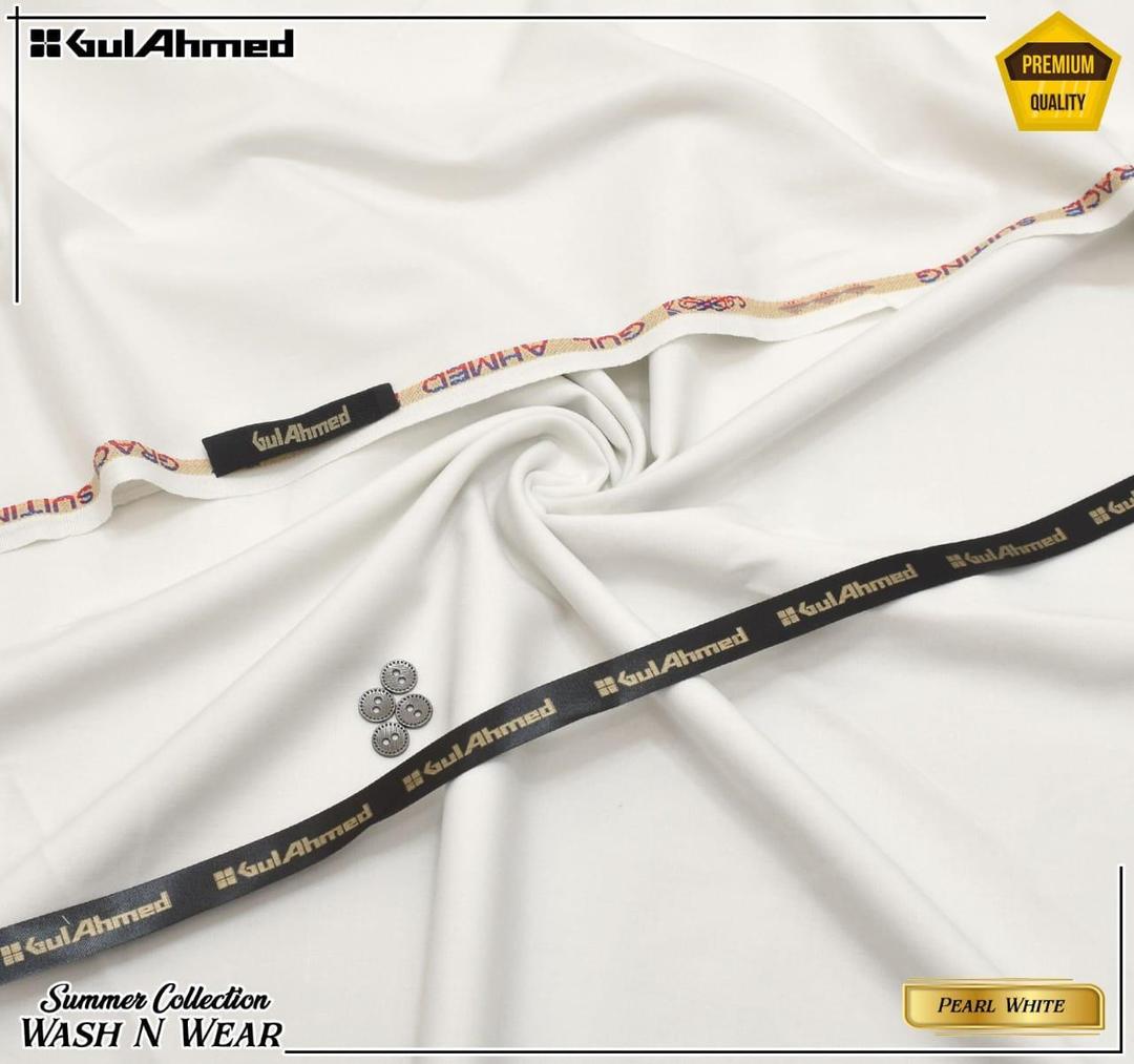 Men’s Unstitched Wash And Wear Plain Suit