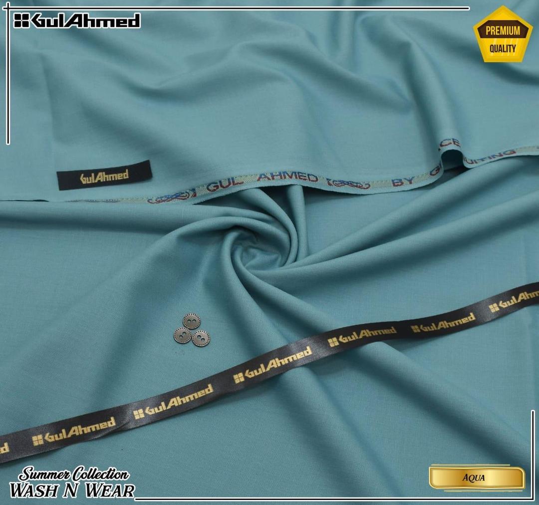 Men’s Unstitched Wash And Wear Plain Suit