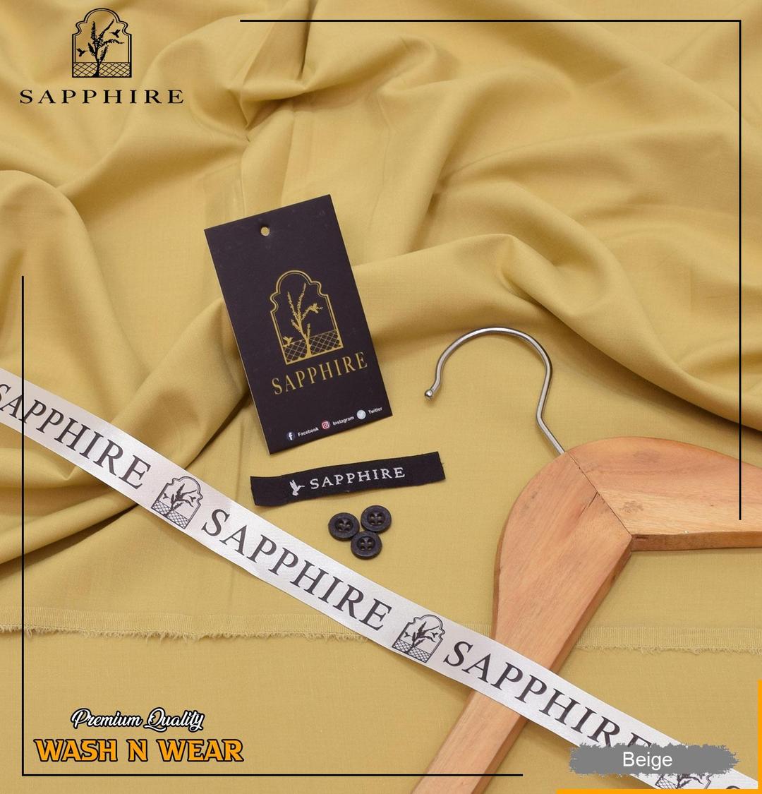 Men’s Unstitched Wash And Wear Plain Suit