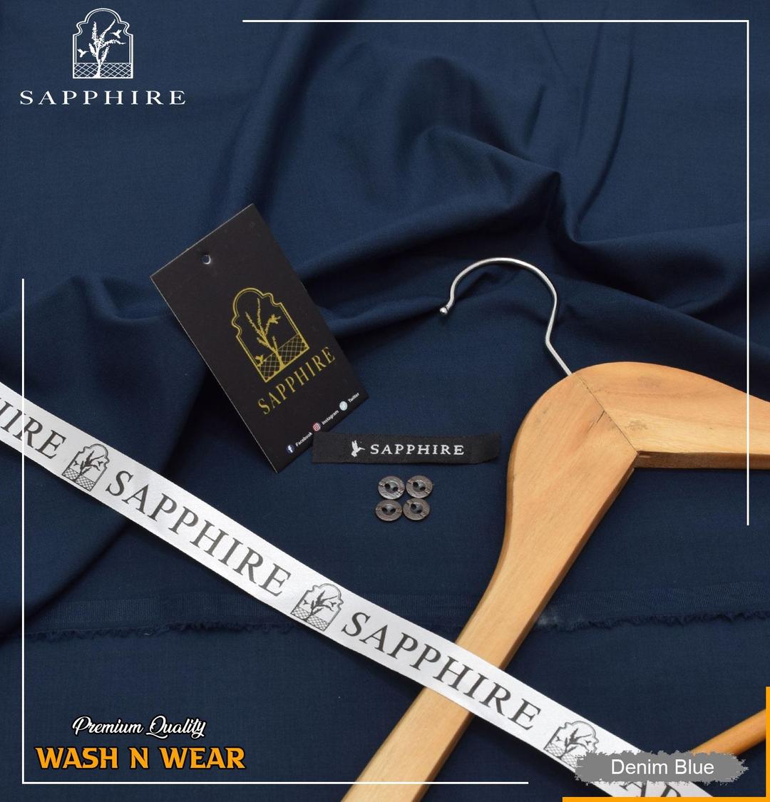 Men’s Unstitched Wash And Wear Plain Suit