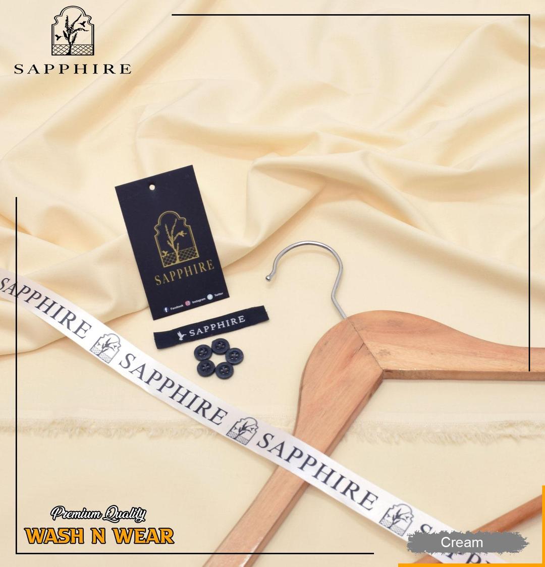 Men’s Unstitched Wash And Wear Plain Suit