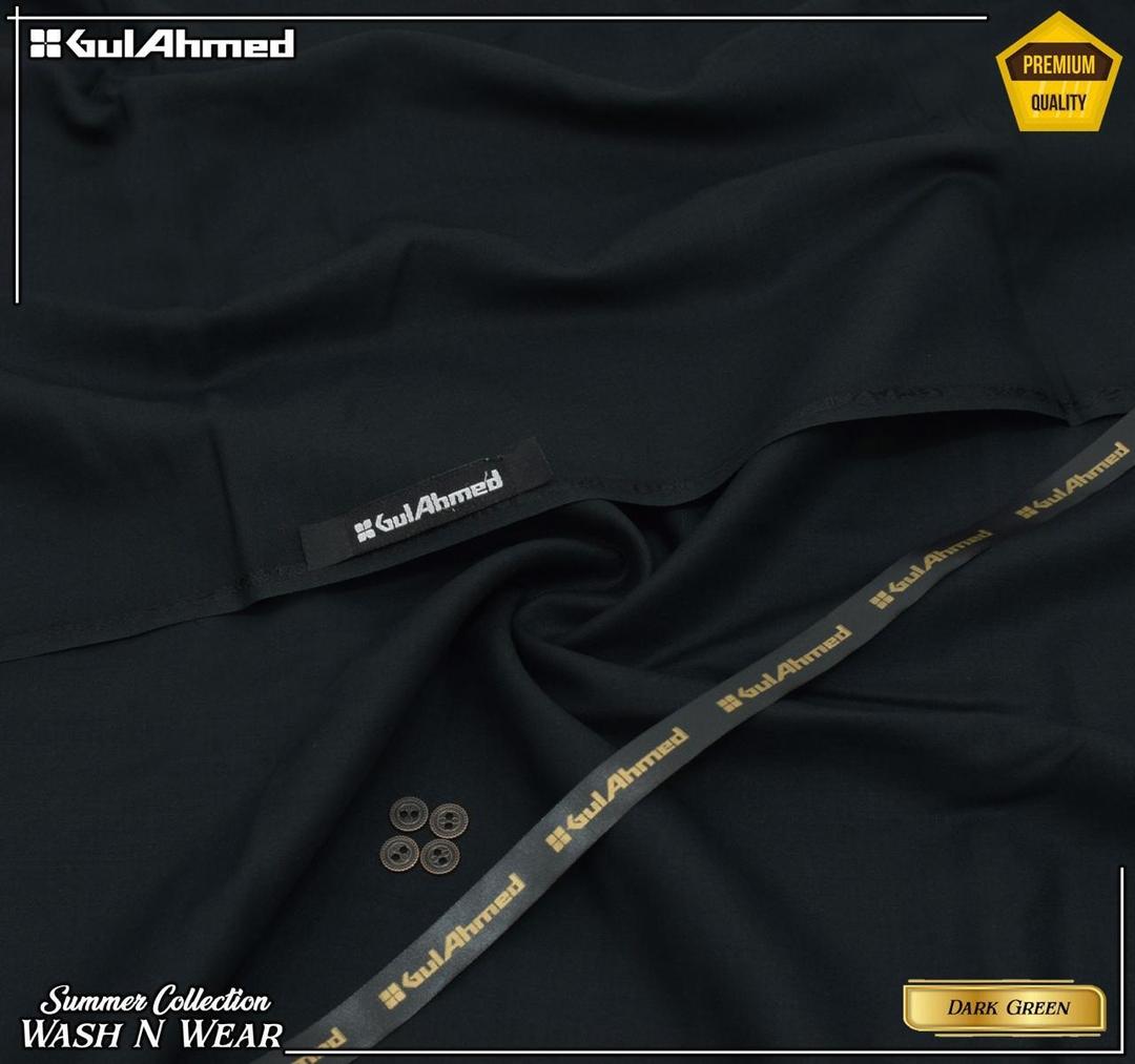 Men’s Unstitched Wash And Wear Plain Suit