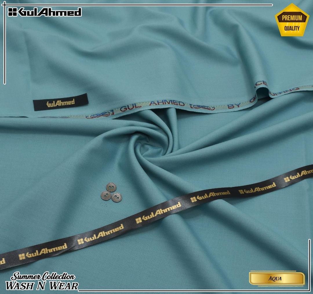 Men’s Unstitched Wash And Wear Plain Suit