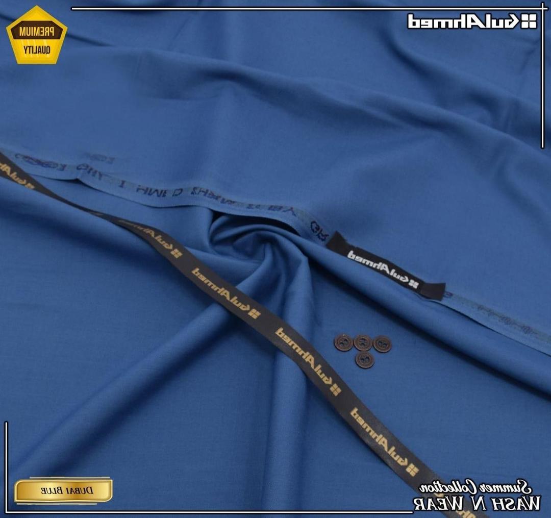 Men’s Unstitched Wash And Wear Plain Suit