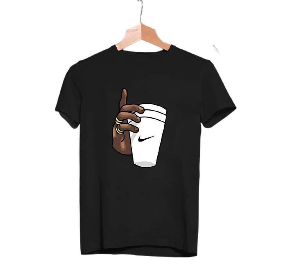 2 Pcs Micro Polyester Printed T-Shirt And Trouser