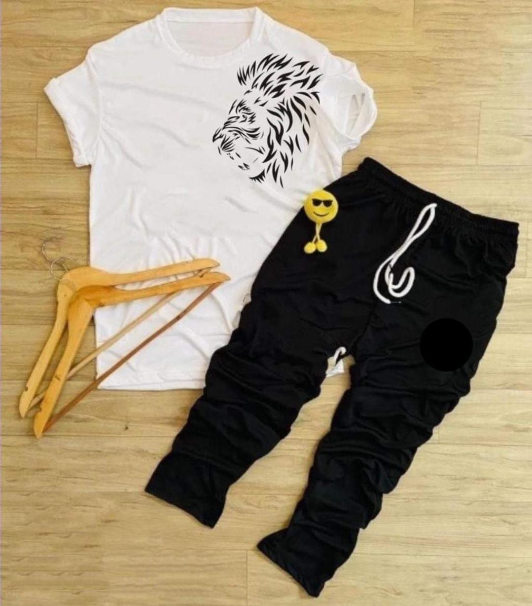 Men's Micro Polyester Printed Shirt And Trouser