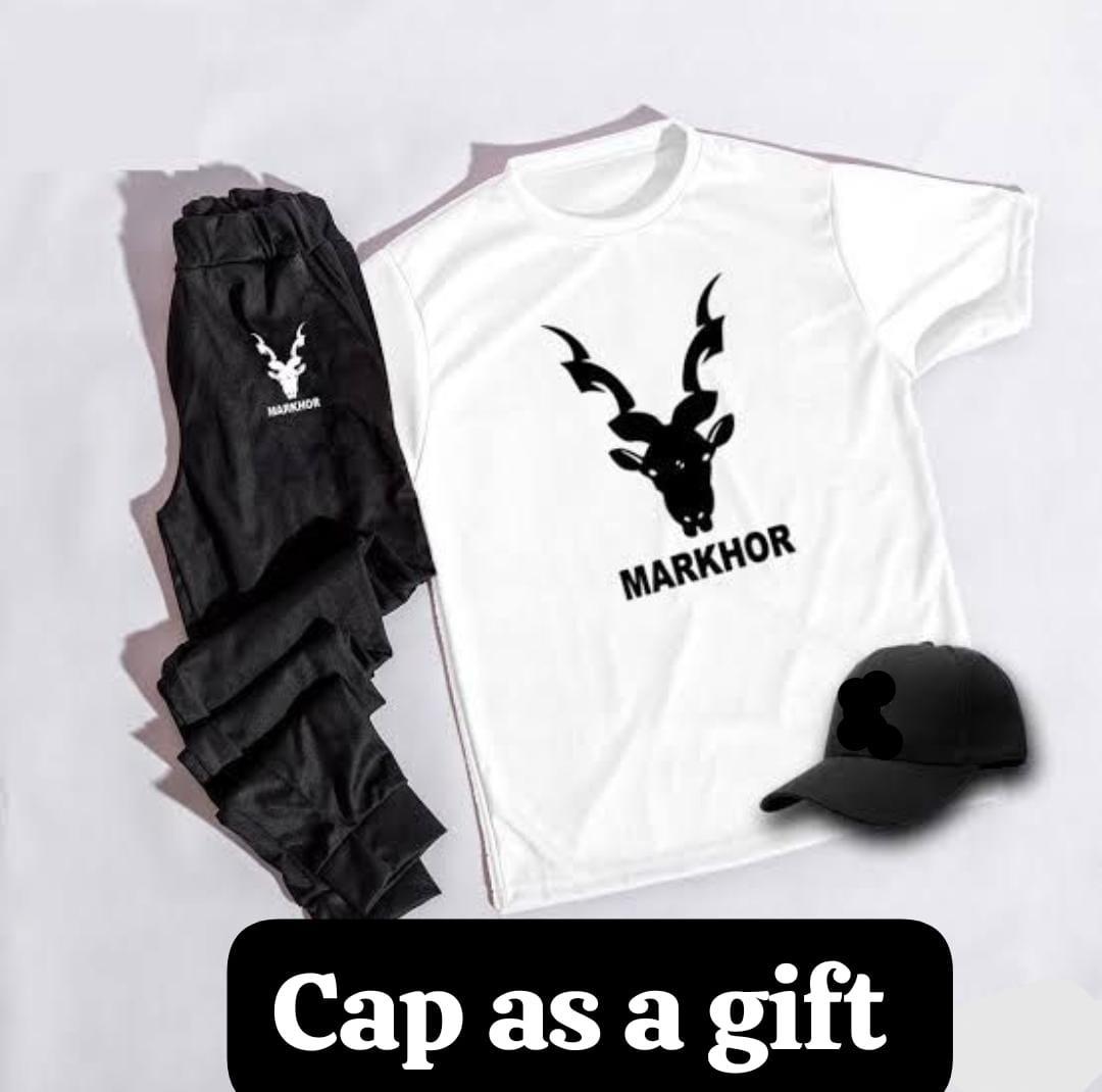 3 Pcs Men's Dri Fit Printed Track Suit